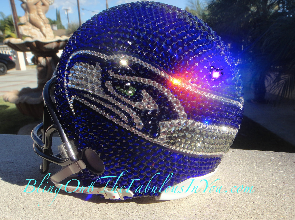 New Orleans Saints Swarovski Crystal Mini Football Helmet 